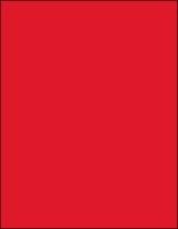 8.5" x 11" 1 up Neon Red Laser, 1000 sheets