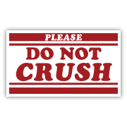 PLEASE DO NOT CRUSH Sticker Labels