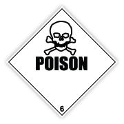 POISON Sticker Labels