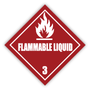 FLAMMABLE LIQUID Sticker Labels