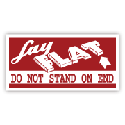 LAY FLAT Sticker Labels