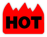 HOT Flame Stickers