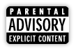 Parental Advisory - Explicit Content Warning Stickers