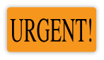 urgent stickers