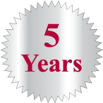 "5 Years" Stickers
