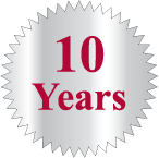 "10 Years" Stickers