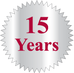 "15 Years" Stickers