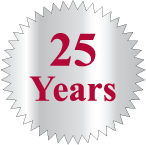"25 Years" Stickers