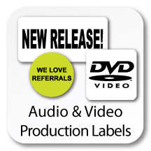 Audio and Video Production Labels - Sticker.com