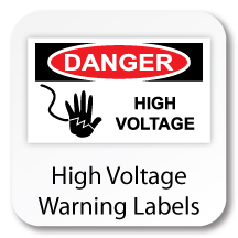 High Voltage Warning Labels - Sticker.com