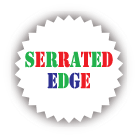Serrated, starburst, sunburst Labels and Stickers