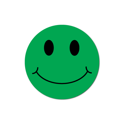 Smiley Face Green