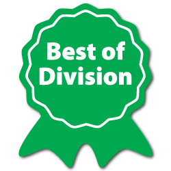 "Best of Division" Ribbon Award Labels