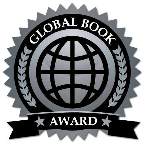 Global Book Award, Silver Foil, 1.5 Ribbon Award Shape, Pack of 300