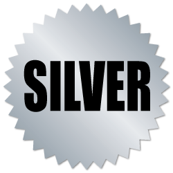 Silver Award Stickers
