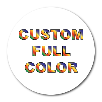 3.5 Diameter Circle Custom Printed Full Color Stickers