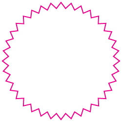 Custom Printed Starburst Stickers Personalized with your logo, artwork