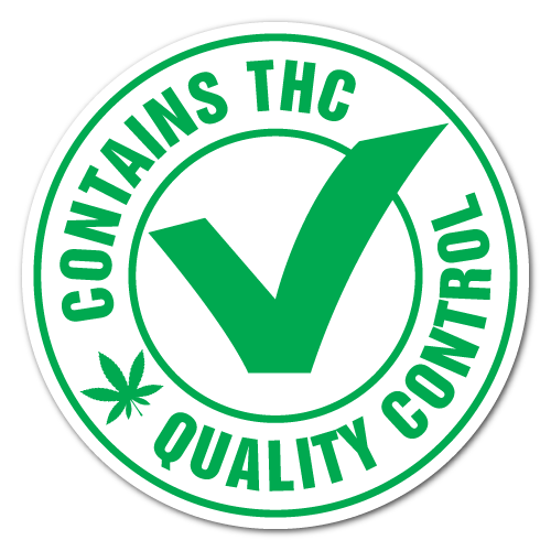 Custom Cannabis Products Labeling Stickers