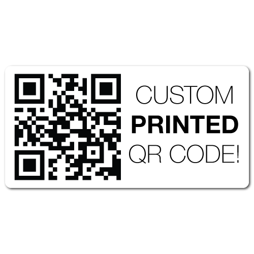 Custom Printed QR Code Labels