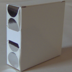 1X Cardboard Sticker Dispenser Box