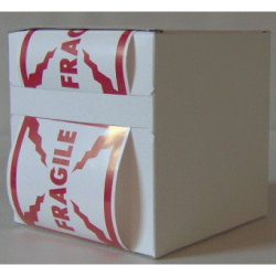 6X Cardboard Sticker Dispenser Box