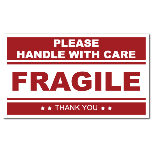 Fragile Handle With Care Stickers