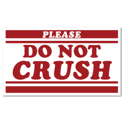 Please Do Not Crush Stickers