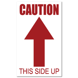 Caution This Side Up Stickers
