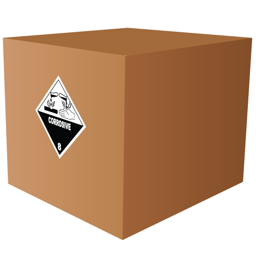 HAZMAT Class 8 Corrosive Hazardous Materials Labels