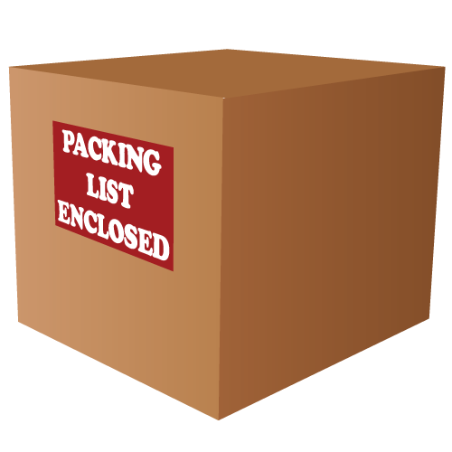 Packing List Enclosed Stickers