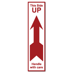 This Side Up, Handle with Care Stickers