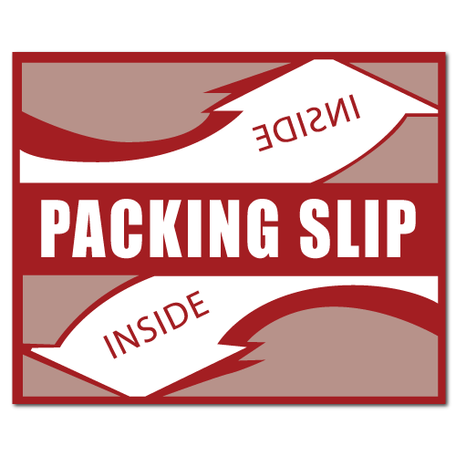 Packing Slip Inside Stickers
