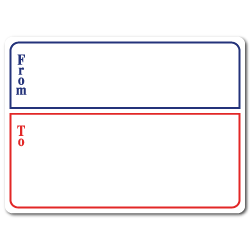 4" x 3" Mailing Labels with Borders