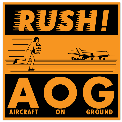 RUSH A.O.G. Stickers