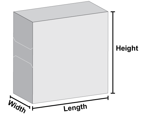 Dispenser Box Dimensions