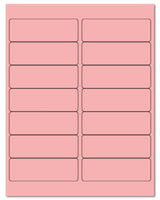 4" X 1.33" Pastel Pink Sheets