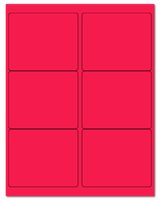 4" X 3.33" Fluorescent Pink Sheets