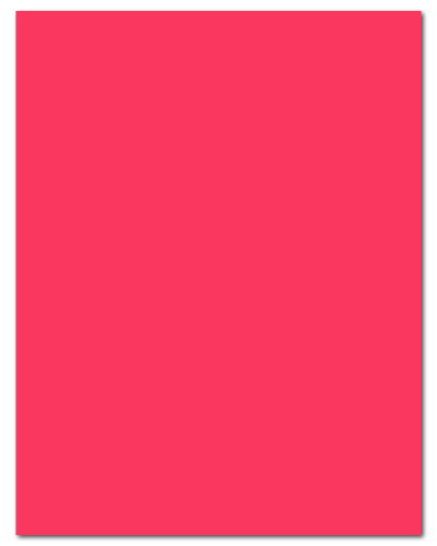 8.5" X 11" Fluorescent Pink Sheets