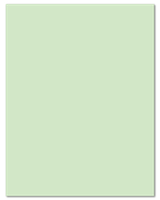 8.5" X 11" Pastel Green Sheets