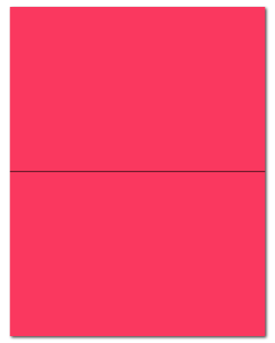 8.5" X 5.5" Fluorescent Pink Sheets
