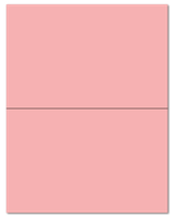 8.5" X 5.5" Pastel Pink Sheets