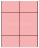 4.25" X 2.75" Pastel Pink Sheets