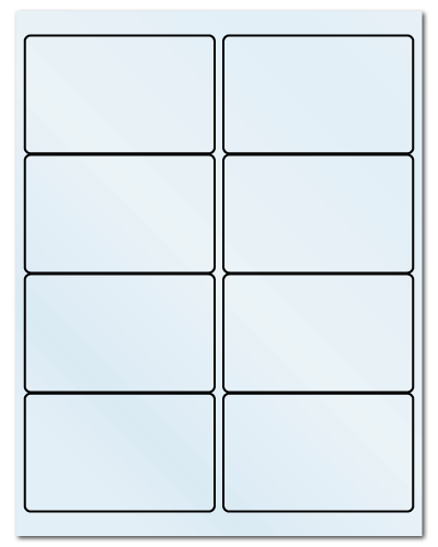 clear matte frosted sticker paper