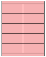4.25" X 2" Pastel Pink Sheets