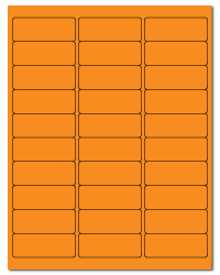 2.625" x 1" Piggyback Label Sheets
