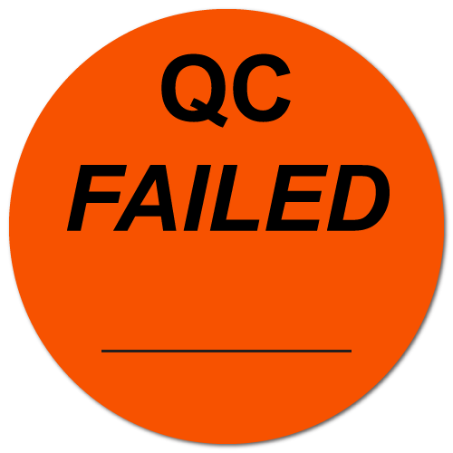 Red fail. Наклейка quality Control. Стикер fail. 100 Стикеры. Наклейка QC Pass.