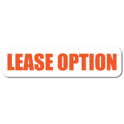 Lease Option - 2 x 0.5 Stickers