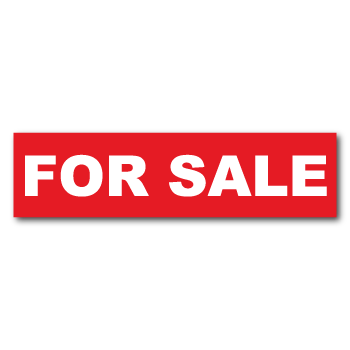 FOR SALE Real Estate Sign Stickers, Pack of 500