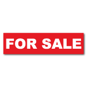 "FOR SALE" Real Estate Stickers