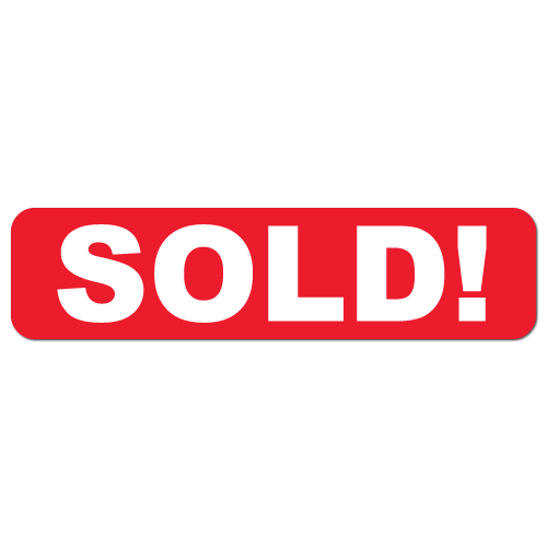 Sold Stickers for Retail Store 2 x1.2 inch Fluorescent Red 520 Sold Point Labels for Sale Pricing Inventory Control Retail Stickers 